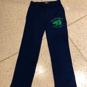 Old Navy Boys Navy Sweatpants Size 10-12 NWT